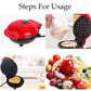 Mini Waffle Maker Machine Waffle Iron Home Appliances Kitchen Gift Easy To Clean, On-Stick Surfaces, Perfect Breakfast, Dessert, Sandwich, Pan Cakes, Paninis / Other Snacks Machine