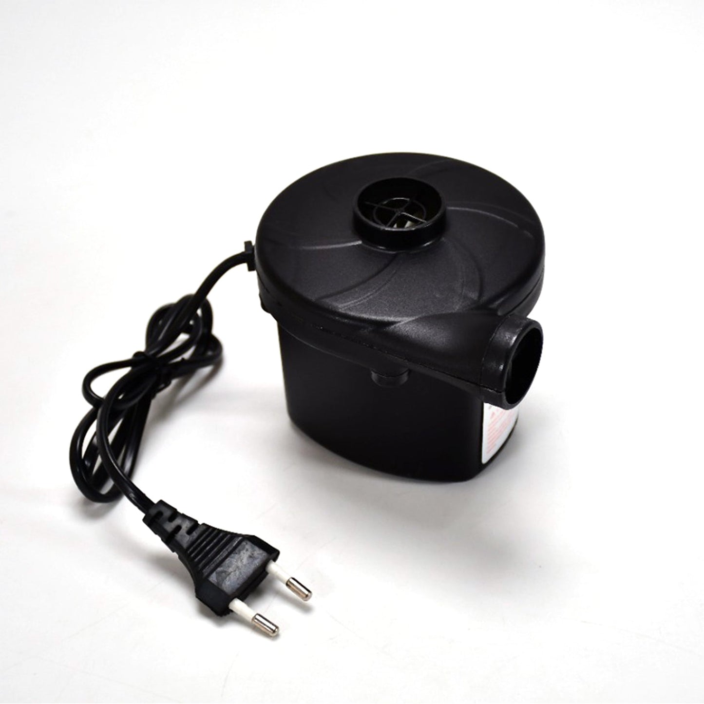 Electric air pump with three nozzles, for balls and balloons