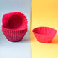 Silicone Cup Cake Mould (10 Pcs Set)