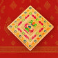 Handicraft Wood Chowki for Pooja , Wooden Bajot (1 Pc / Mix Descign & Color)