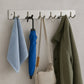 Stainless Steel Wall Mounted Coat 6 Hook Rack (32x3 / 1Pc)