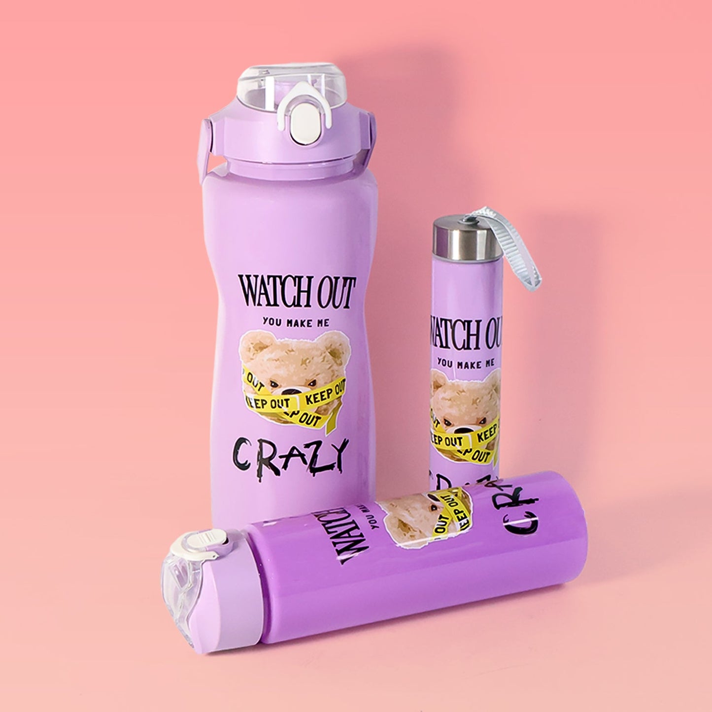 Premium Water Bottles – 2000ML + 900ML + 300ML - (Set)