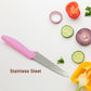 Sharp fruit knife with ergonomic grip, stainless steel blade