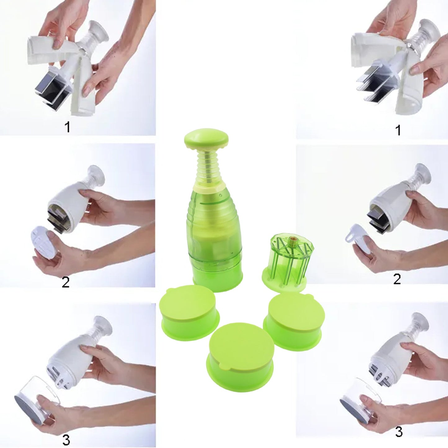 Manual food chopper for efficient food preparation