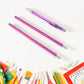 Stationary Sets For kids (8 pcs set), Educational item And gift set for kids Set includes 2 pencil, ruler, sharpener, eraser, cutter, tap and pen.