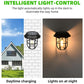 Solar Lantern Wall Lights Fixtures with Motion Sensor (1 Pc)