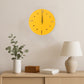 Modern Round Wall Clock Stylish and Silent Non-Ticking Decorative Timepiece (1 Pc)