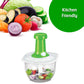 Easy-to-use vegetable chopper with a 1600ml capacity.