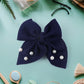 Hair Bow Knot Clip Suitable For Girls (12 Pc / Multicolour & Mix Design) Hair accessories