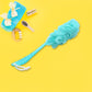 Long handle bath sponge back scrubber for gentle exfoliation