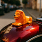 Premium Oranje Plak Leeuw Lion Car Dashboard Toy (1 Pc)