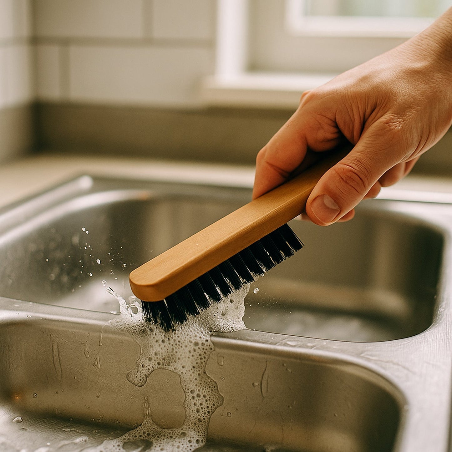 Multipurpose Plastic Handle Cleaning Brush (1 Pc)