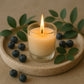 In'lief  Blueberry Soy-Blend Votive Candle Glass – 50 gm (1 Pc)