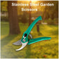 Garden scissors for pruning flowers, leaves, and branches