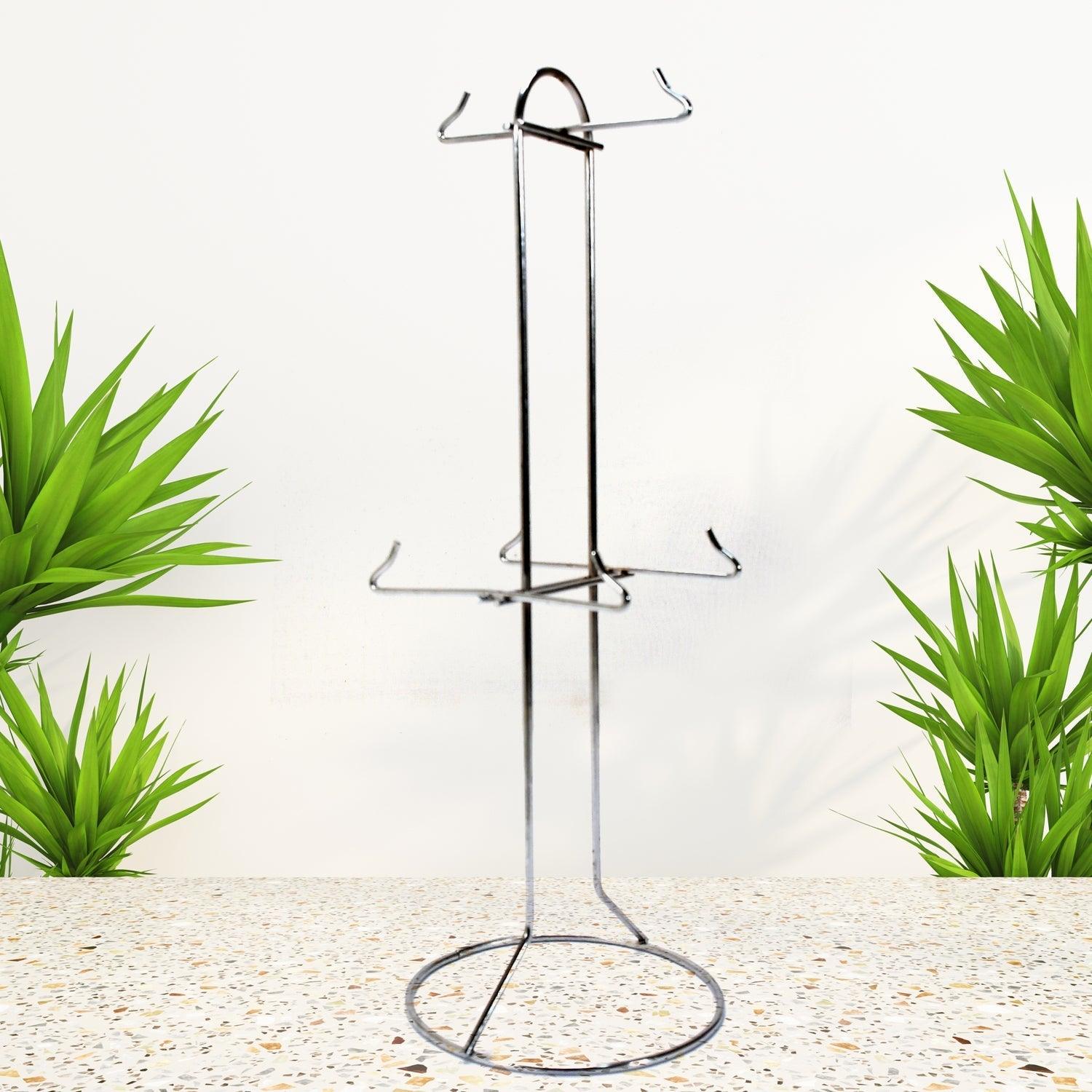 5251 Stainless Steel Kitchen Size Cup Stand Steel Cup Stand  with 6 Hooks for Cups 