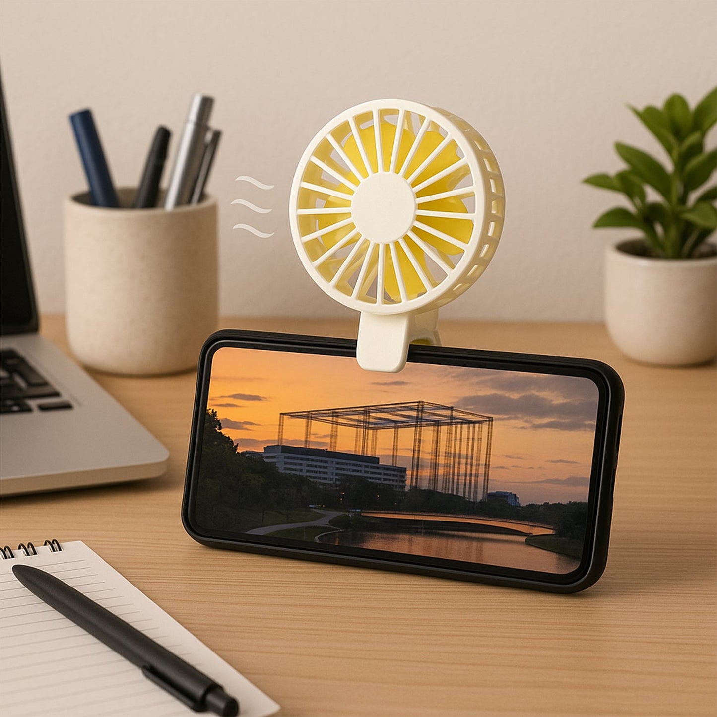 Mini USB Handheld Fan, Portable Rechargeable Mini Fan for Home, Office, Travel and Outdoor Use (1 Pc)