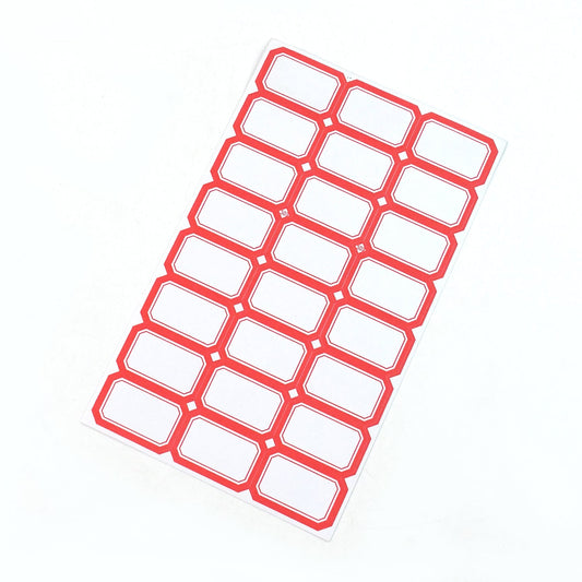 Multipurpose Writable Blank Label Sticker Sheets (1 Sheet)