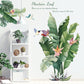 Large Plantain Leaf Wall Sticker 90x60 cm - (1 Pc)