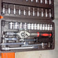 46pcs Metal 1 / 4"" Socket Set (Black, 46pcs)