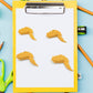 Cute Chicken Wing & Leg Erasers for Kids & Students (8 Pc Set)