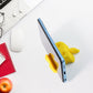 Multi-Functional Apple-Shaped Plastic Mobile Stand with Pen Holder (1 Pc / Mix Color)