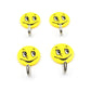 Multipurpose Big Self Adhesive Smiley Cartoon Wall Hooks Multipurpose Strong Wall Sticker Hooks Wall Hook Holder Door Hanger