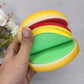 Mini burger-shaped sticky notes, ideal for fun notes