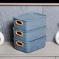Snap Tote Handle Basket Trio