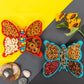 5 Compartment Multipurpose Butterfly Plastic Tray (1 Pc)