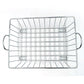 2743 SS Square Basket Stand used for holding fruits as a decorative and using purposes in all kinds of official and household places etc. 