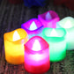 Battery operated LED tealight candles, ideal for parties