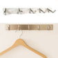 Stainless Steel Wall Mounted Coat 5 Hook Rack (26x3 / 1 Pc)