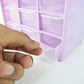 Plastic Compact Drawer Organizer for Jewellery (9 Compartment)