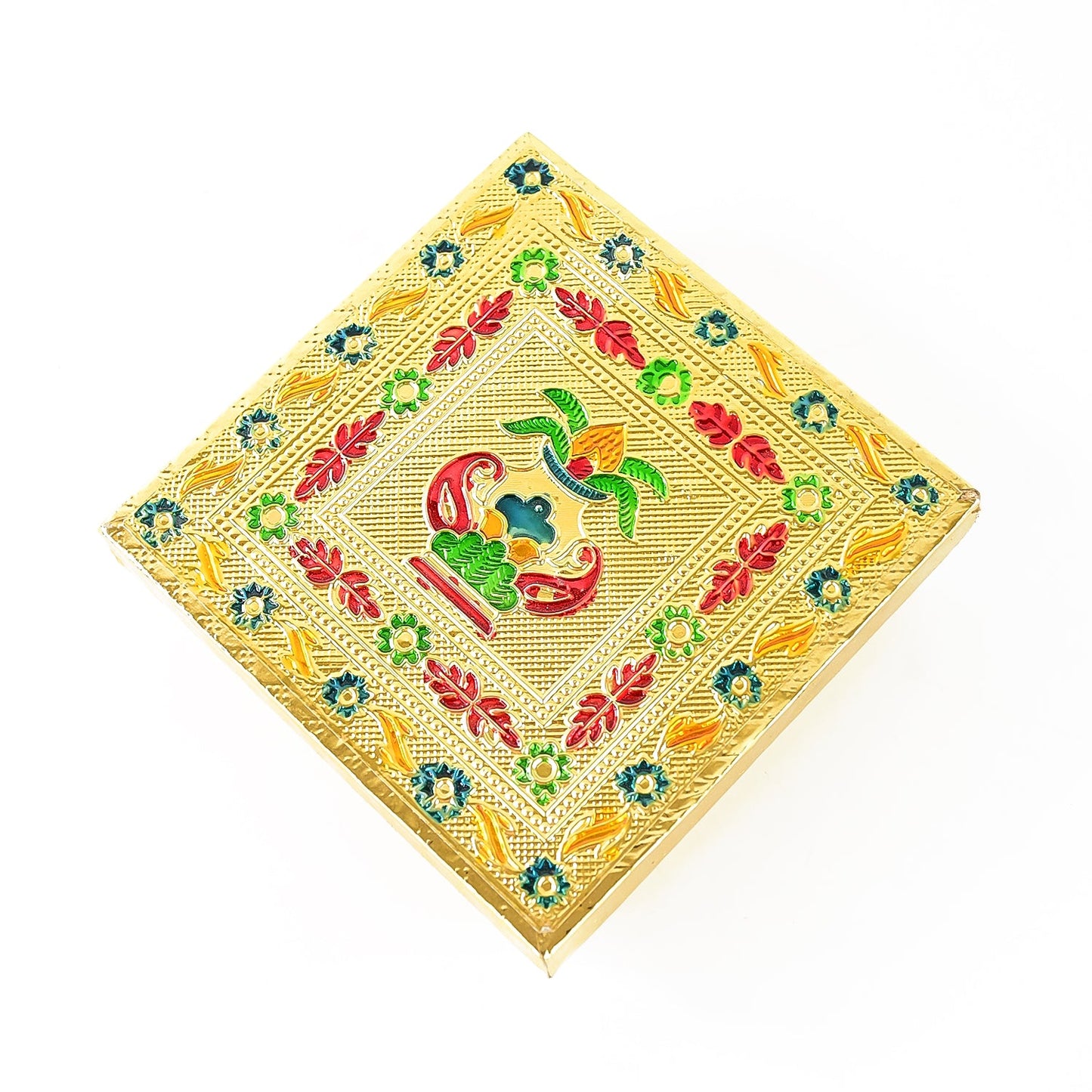 Handicraft Wood Chowki for Pooja , Wooden Bajot (1 Pc / Mix Descign & Color)