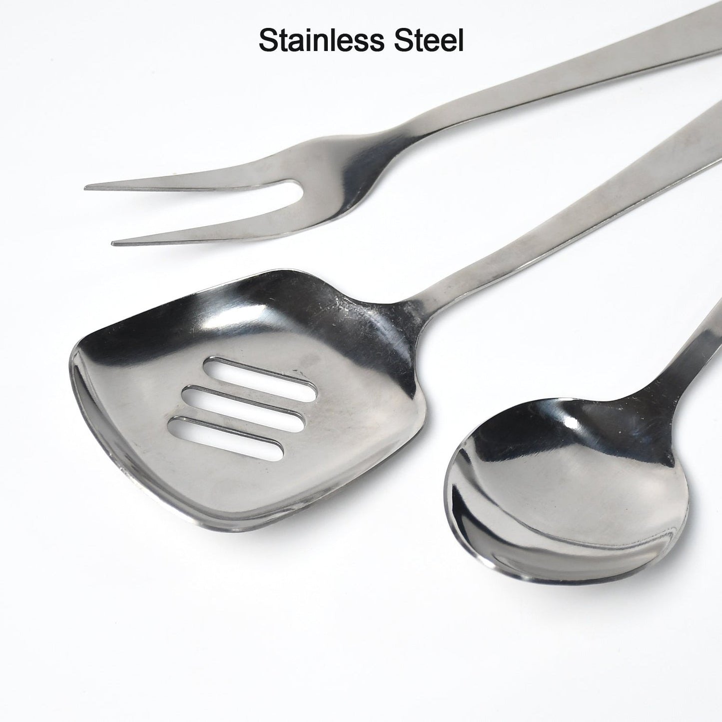 3-piece serving and cooking spoon set