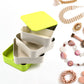 4-layer rotating jewelry box for organizing earrings and accessories.