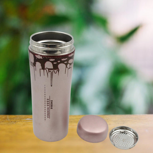 12751 Stainless Steel Water Bottle, Leak Proof, Rust Proof, Hot & Cold Drinks, Gym Sipper BPA Free Food Grade Quality, Steel fridge Bottle For office / Gym / School 350Ml