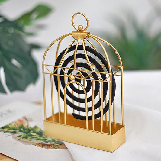 7395 Mosquito Coil Holder, Vintage Style Durable Household Mosquito Stand for Office Home 