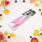 Sharp stainless steel fruit knife with non-slip handle, protective cover