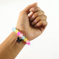Premium Multicolor Pastel Bead Stretch Bracelet (1 Pc)
