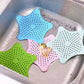 Silicone Star Shaped Sink Filter Bathroom Hair Catcher Drain Strainers for Basin