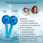 Cooling crystal ice ball for facial and eye massage