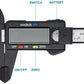 Precision digital caliper with LCD screen