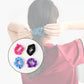 Soft Elastic Hair Scrunchies - (Set)