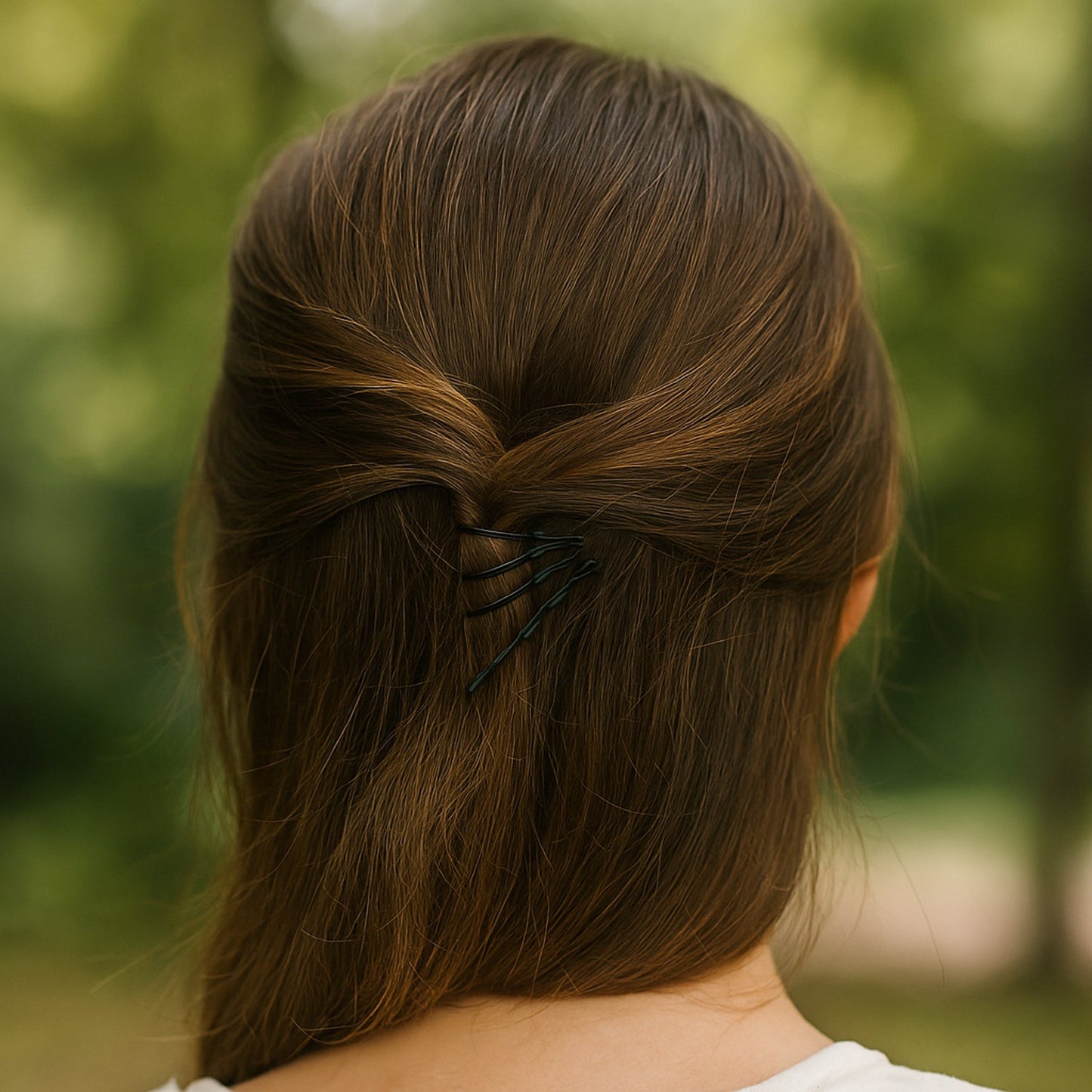 Small Black Hair Bobby Pins (36 Pc)