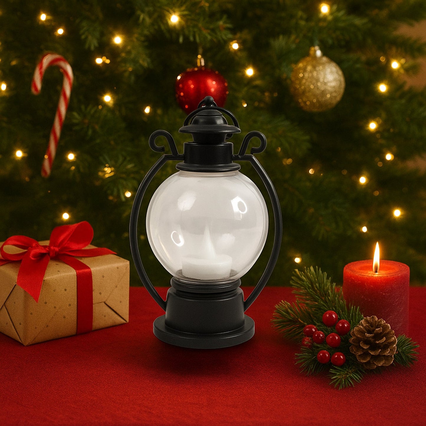 LED Storm Lantern Decorative Light (1 Pc)