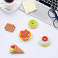 3D Fast Food Erasers Set, Cute Mini Colorful Erasers for Kids Gift & School (5 Pcs)