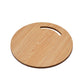 Medium round wooden chopping board