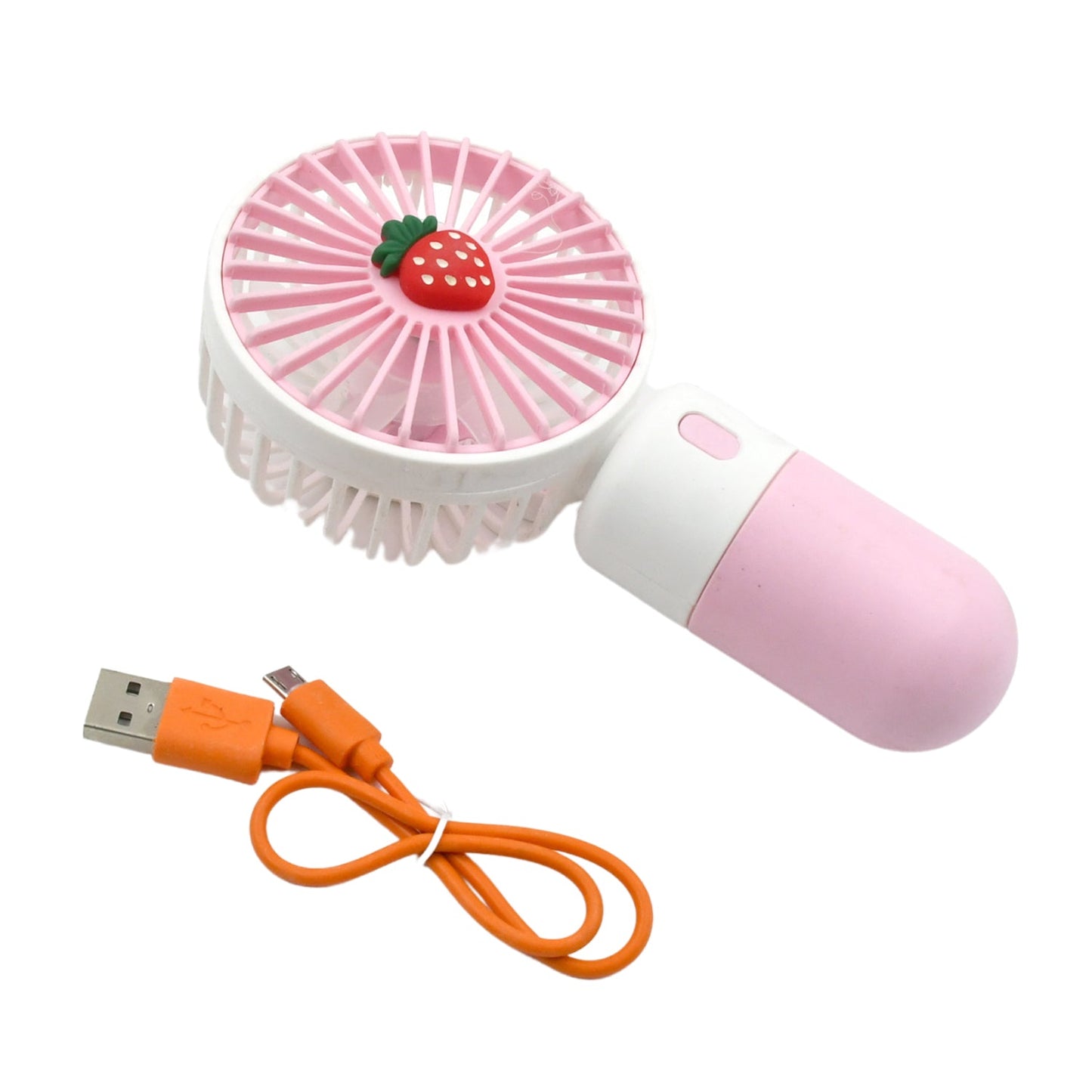 Portable Small Electric Fan Handheld, Rechargeable Mini Student Handheld Dormitory Class Personal Fan