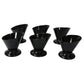 Plastic Ice-Cream Bowl / cup, Home & Kitchen Serving, Dessert Cup for Sundae, Sweets, Snacks, Fruit, Pudding, Nuts or Dip, Serving Bowls (Set of 6 pcs)